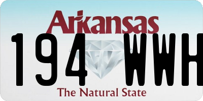 AR license plate 194WWH