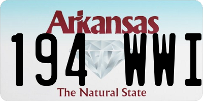 AR license plate 194WWI