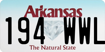 AR license plate 194WWL