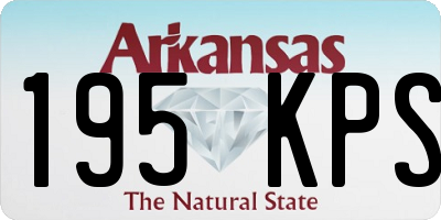 AR license plate 195KPS