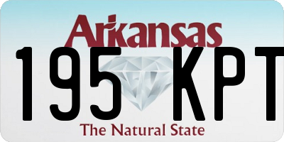 AR license plate 195KPT