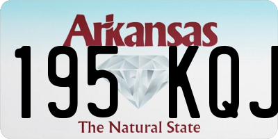 AR license plate 195KQJ