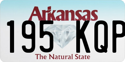 AR license plate 195KQP