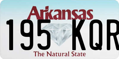 AR license plate 195KQR