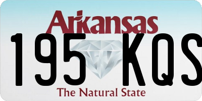 AR license plate 195KQS