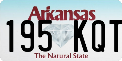 AR license plate 195KQT