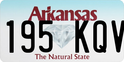 AR license plate 195KQV