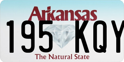 AR license plate 195KQY