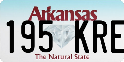AR license plate 195KRE