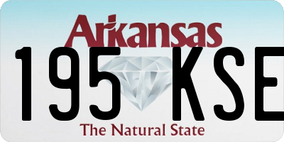 AR license plate 195KSE