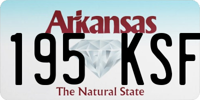 AR license plate 195KSF