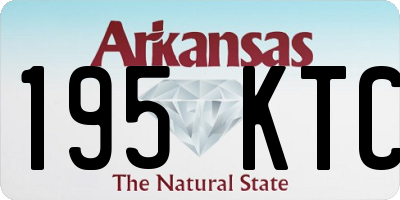 AR license plate 195KTC