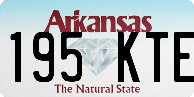 AR license plate 195KTE