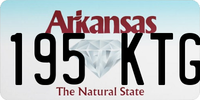 AR license plate 195KTG