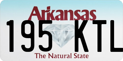 AR license plate 195KTL