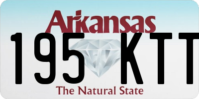 AR license plate 195KTT