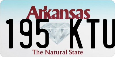 AR license plate 195KTU
