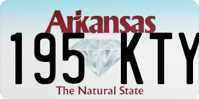 AR license plate 195KTY