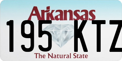 AR license plate 195KTZ