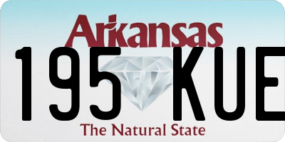 AR license plate 195KUE