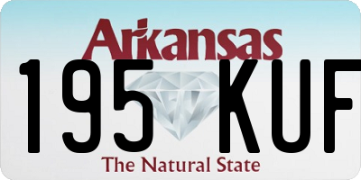 AR license plate 195KUF