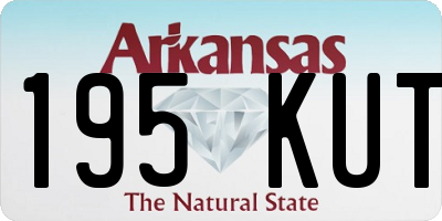 AR license plate 195KUT