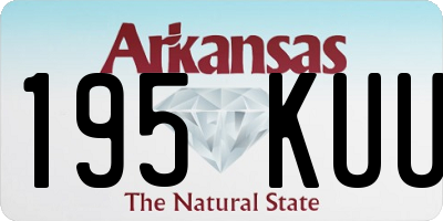 AR license plate 195KUU