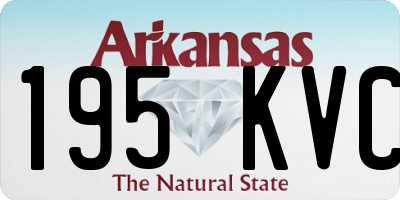 AR license plate 195KVC