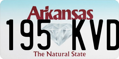 AR license plate 195KVD