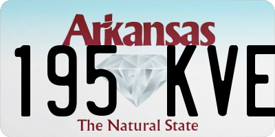 AR license plate 195KVE