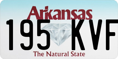 AR license plate 195KVF