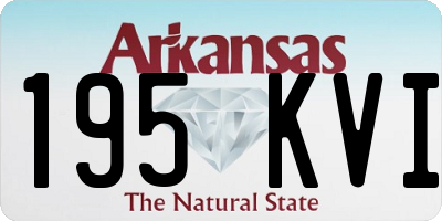 AR license plate 195KVI
