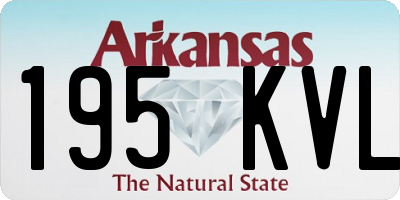 AR license plate 195KVL