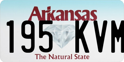 AR license plate 195KVM