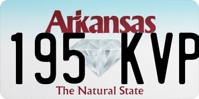 AR license plate 195KVP
