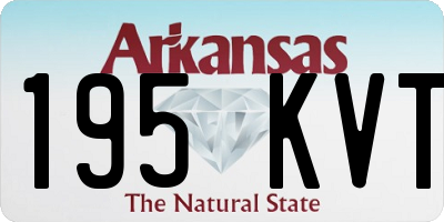 AR license plate 195KVT