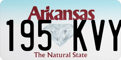 AR license plate 195KVY