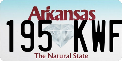 AR license plate 195KWF