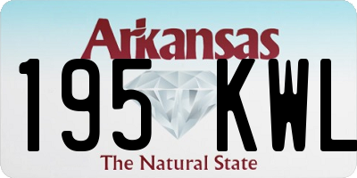 AR license plate 195KWL