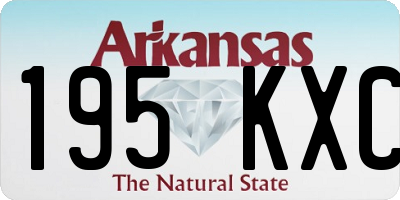 AR license plate 195KXC
