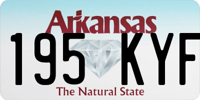 AR license plate 195KYF