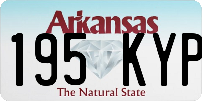 AR license plate 195KYP