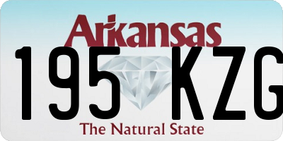 AR license plate 195KZG