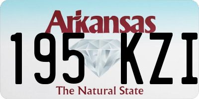 AR license plate 195KZI