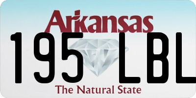 AR license plate 195LBL