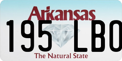 AR license plate 195LBO
