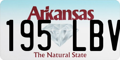 AR license plate 195LBV