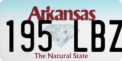 AR license plate 195LBZ