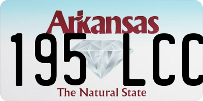 AR license plate 195LCC