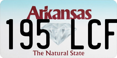 AR license plate 195LCF